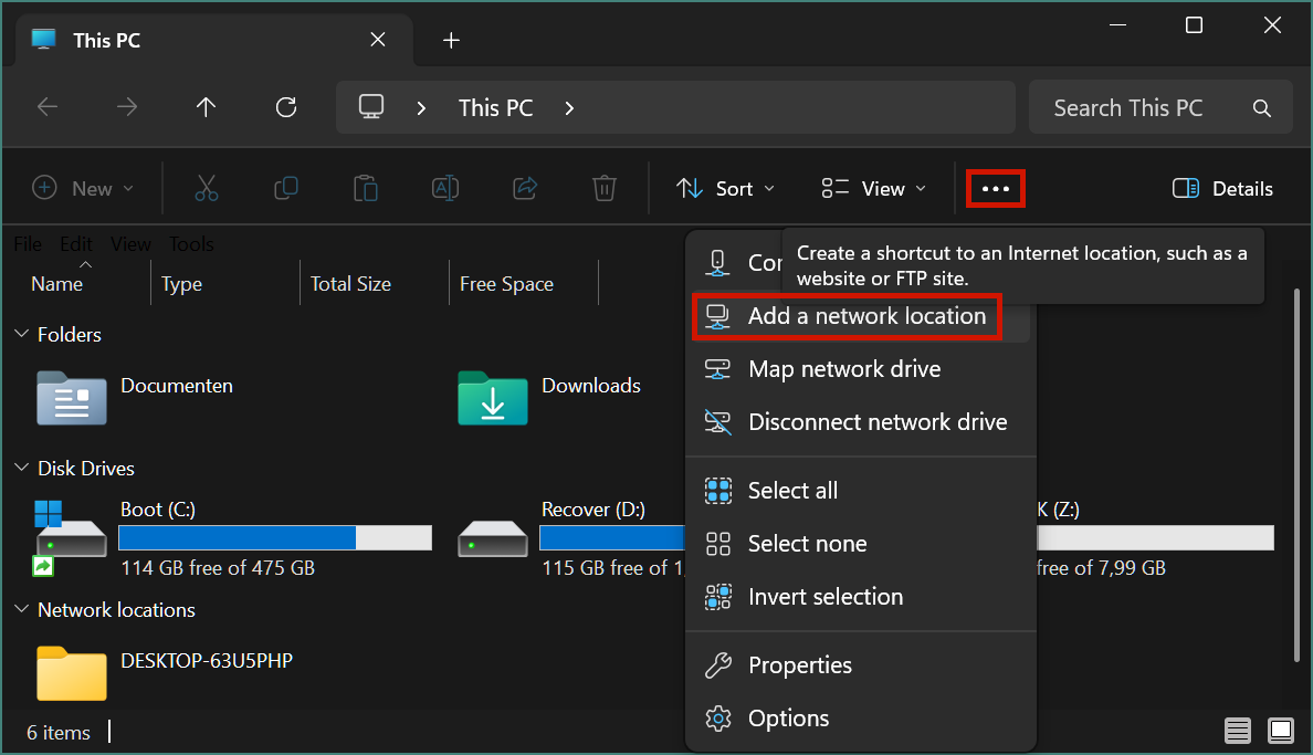 Add a network location.webp