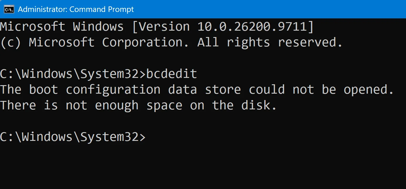 bcdedit no space.webp