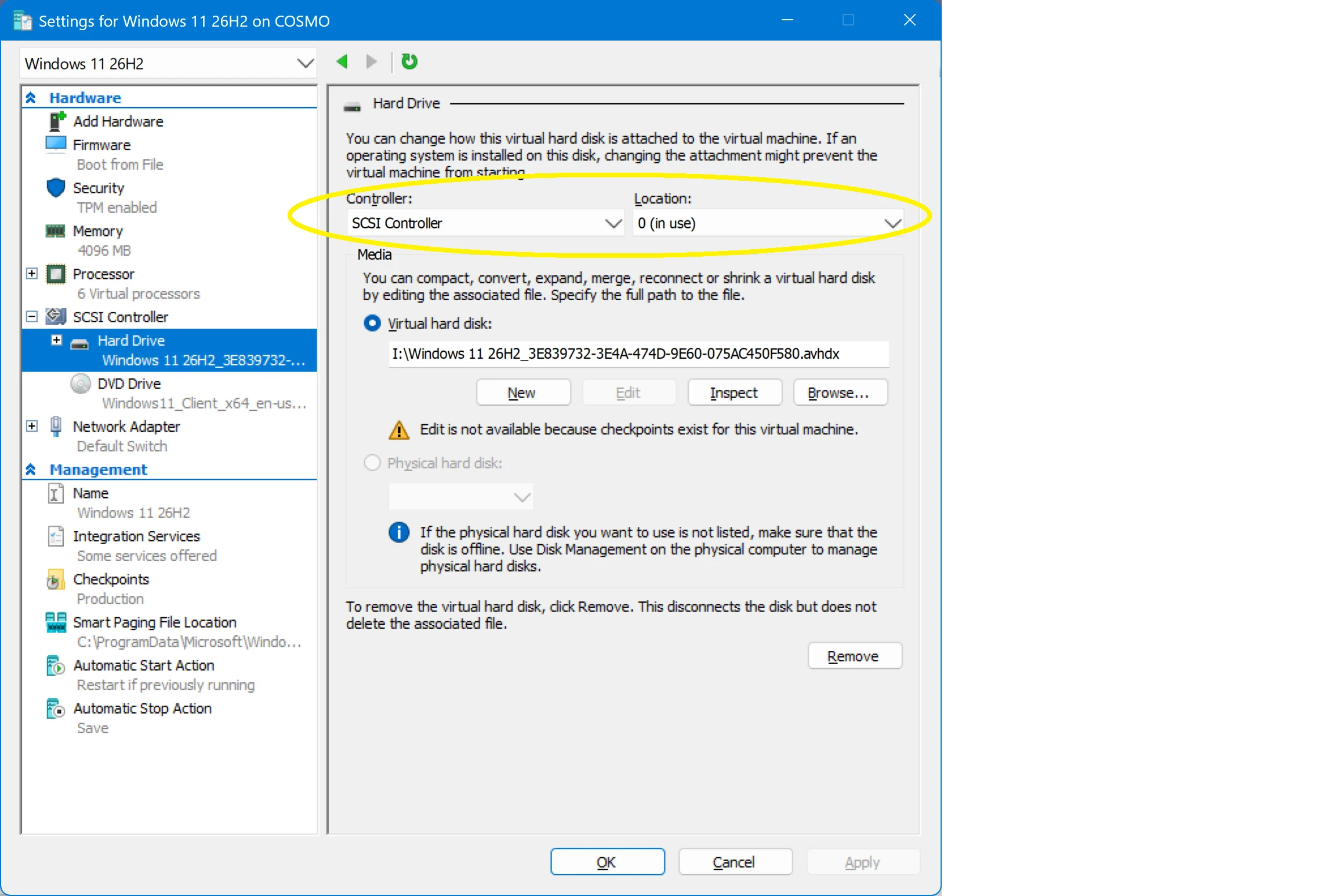 Change SCSI controller location.webp