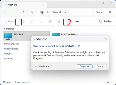 Network sharing broke after working many years OK | Windows 11 Forum