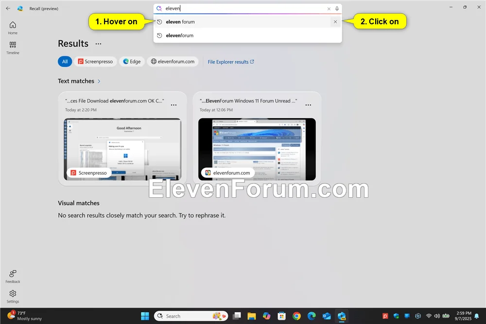 Delete_specific_search_history_in_Recall.webp