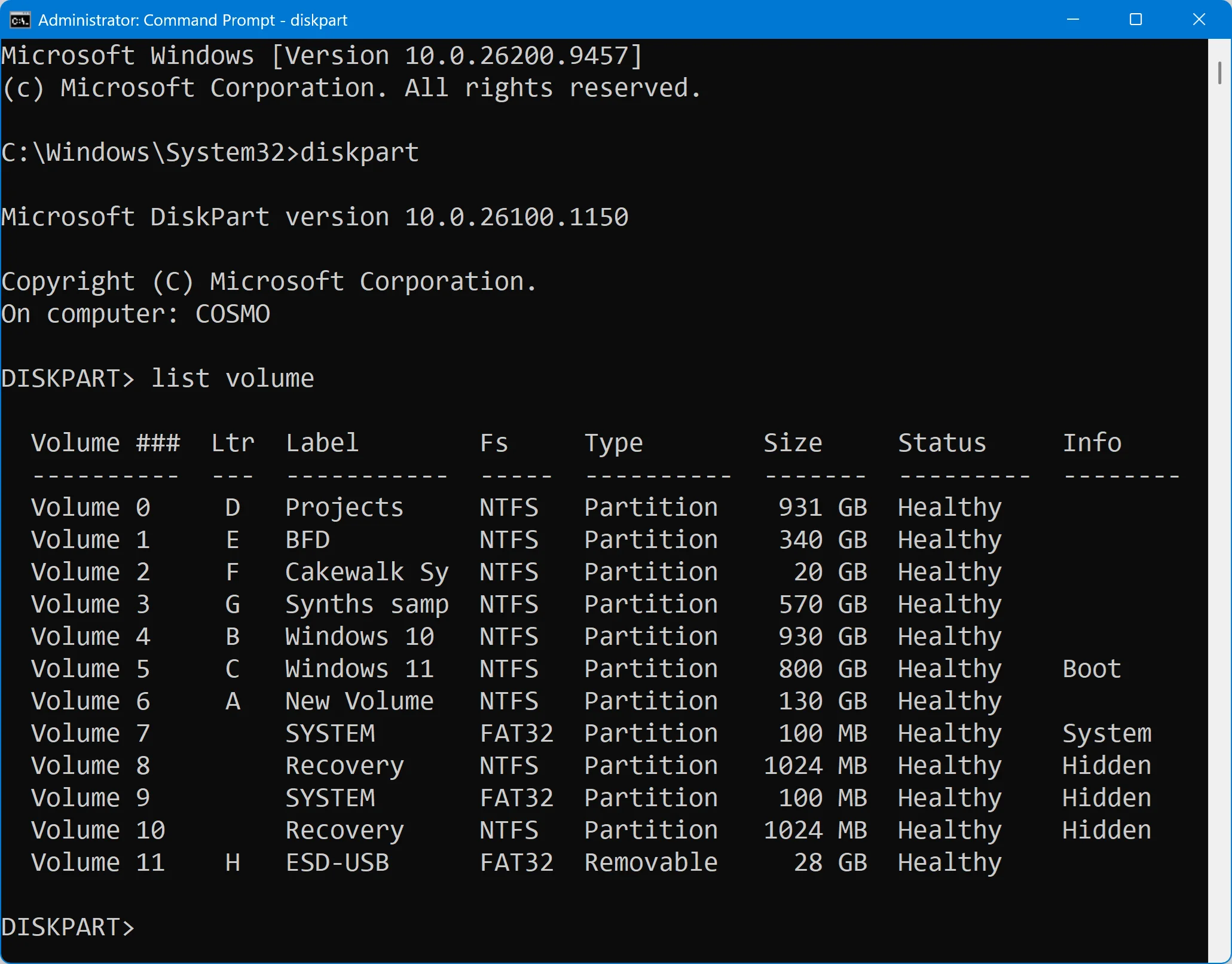 diskpart current volumes.webp