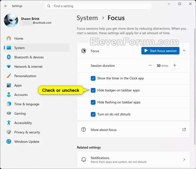 Focus_hide_badges_on_taskbar_apps.webp