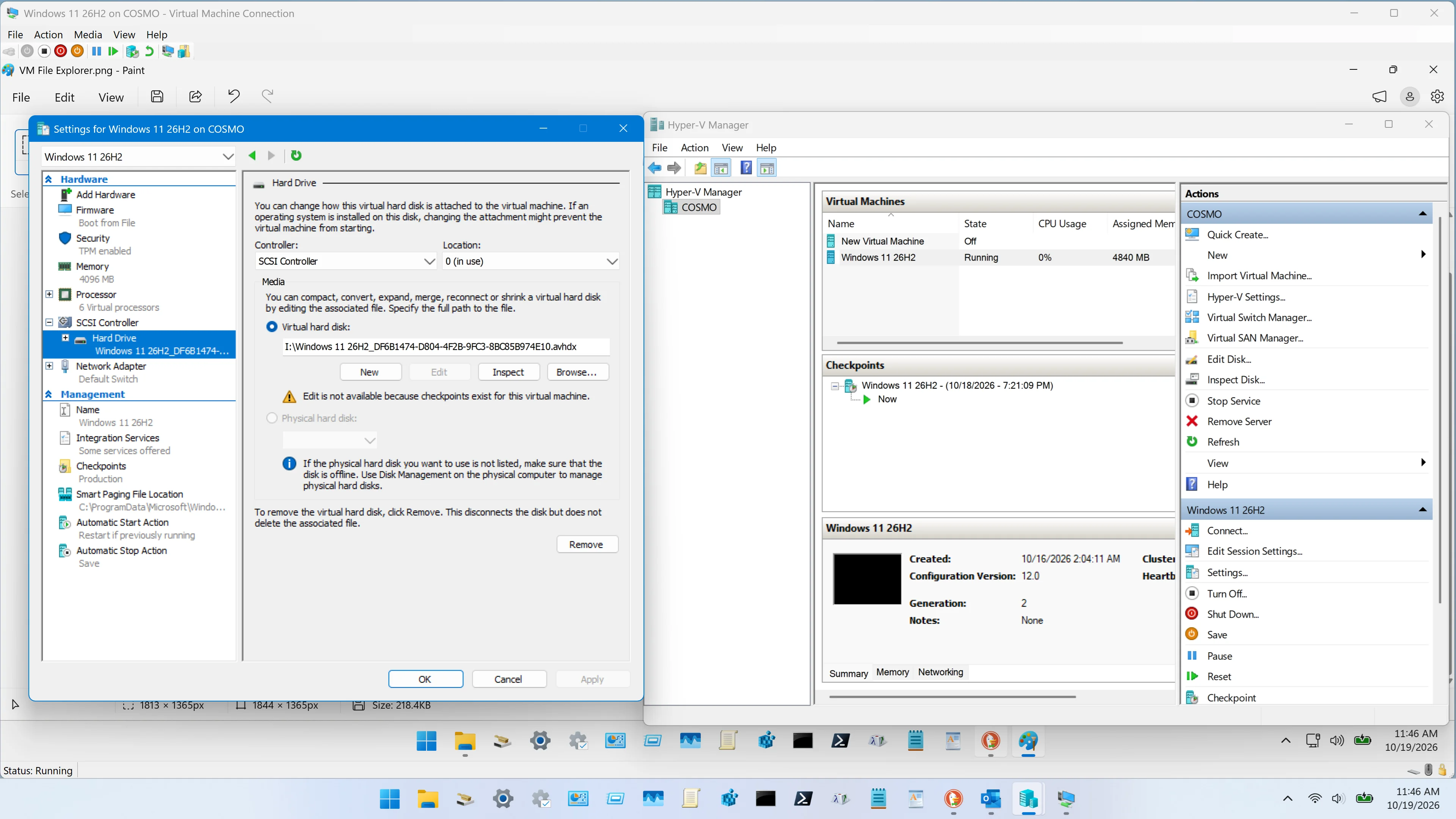 Hyper-V VM Settings.webp