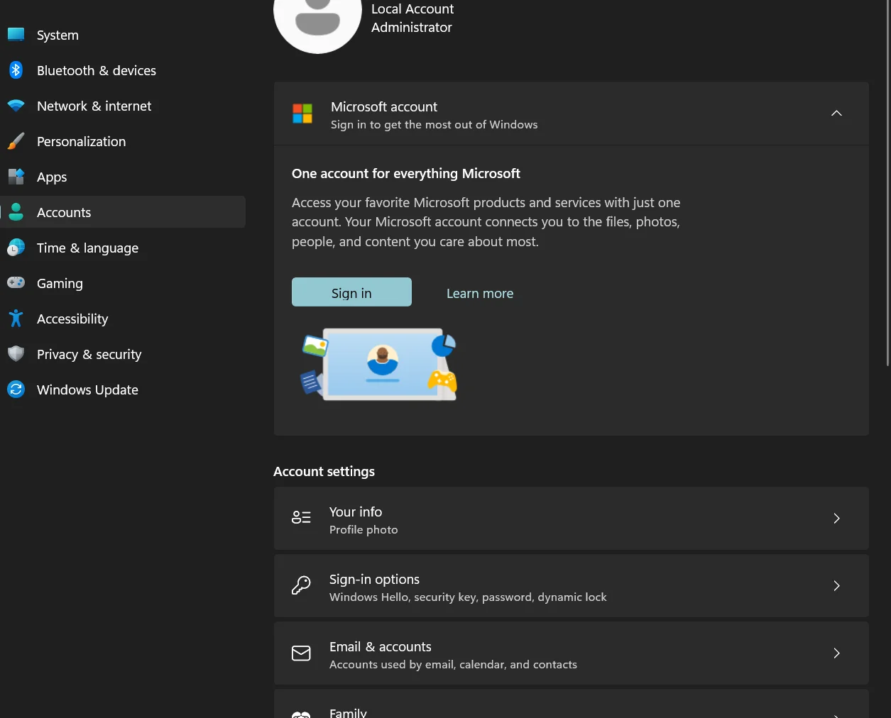ms acct push in settings-accounts.webp