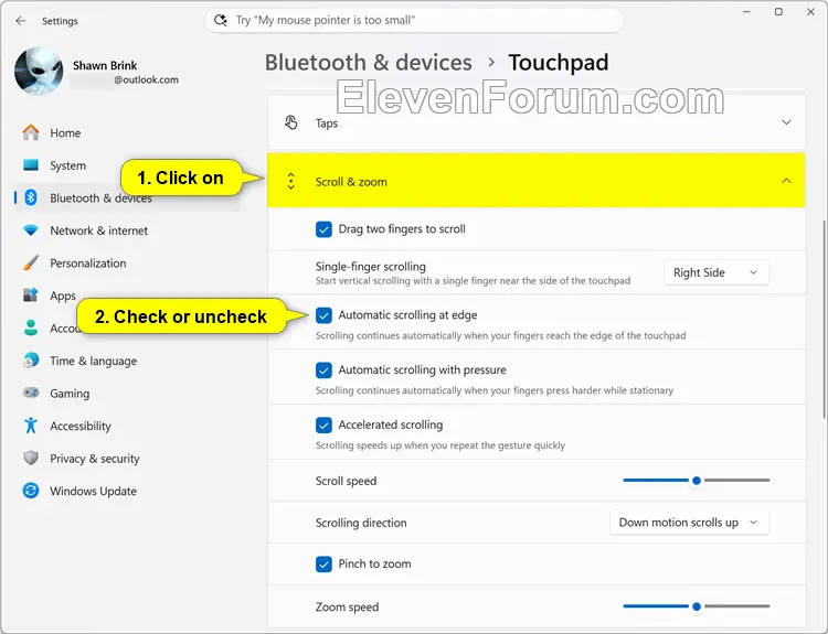 Toucpad_automatic_scrolling_at_edge_settings.webp