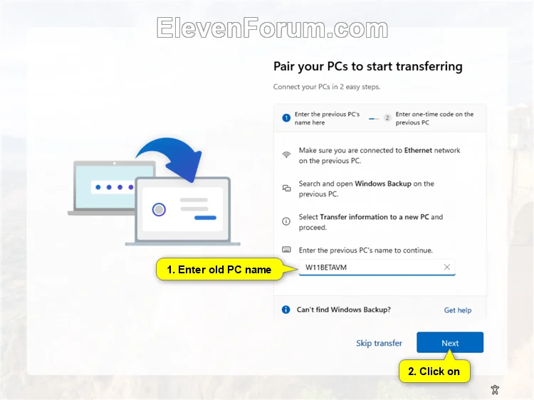 Transfer Files And Settings To New Windows 11 PC Using Windows Backup 