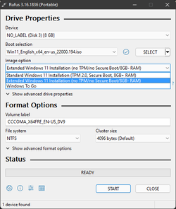 Create a bootable drive to bypass TPM Secure Boot and RAM requirements for Windows  11 - gHacks Tech News