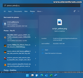 18 - Start Menu Search - Filename Only.png