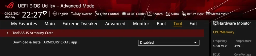 Tool - ASUS Armoury Crate.webp