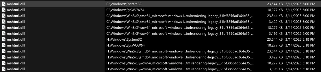 mshtml.dll in the SysWOW64.webp