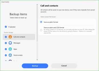 Samsung Smart Switch Backup - Call And Contacts.webp