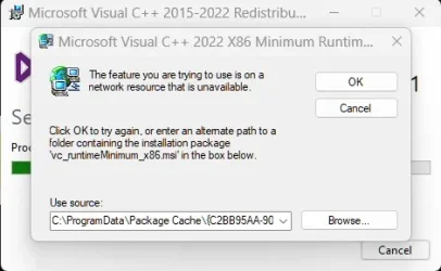 Same Error Trying to Install the Downloaded Missing Resource.webp