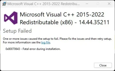 Same Error Trying to Install the Downloaded Missing Resource d.webp