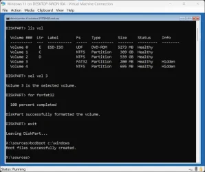 Format the EFI system partition.webp
