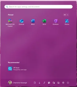 Opened and closed an app and it then appears in Recommended as frequently used.webp