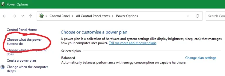 Power options, Choose what the buttons do 2.webp