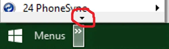 Taskbar Toolbar - small arrow for very tall lists 2.webp Taskbar Toolbar - small arrow for very tall lists 2.webp