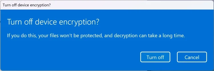 3 - Turn off device encryption.webp