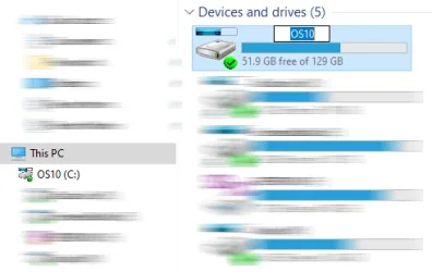 Changing system drive label.webp