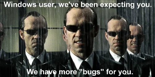 Matrix - Windows bugs.webp