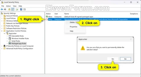 Block Microsoft Store apps with AppLocker in Windows 11 | Windows 11 Forum