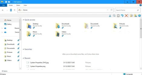Windows 11 Quick Access.webp