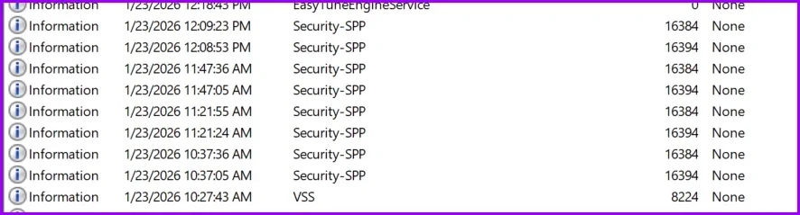 Event Viewer - Security-SPP 16384 and 16394 | Windows 11 Forum