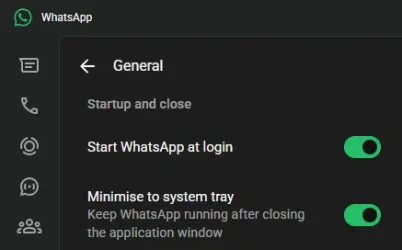WhatsApp - General Settings.webp