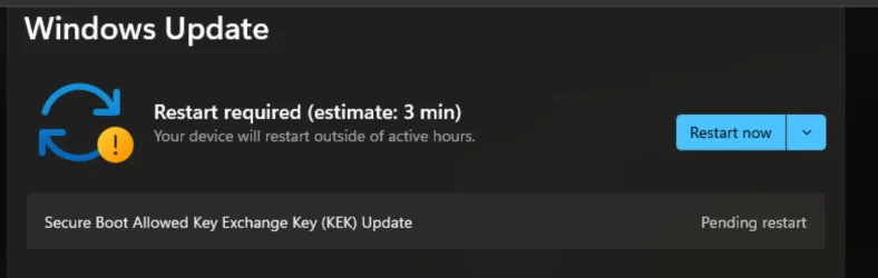 Secure Boot Allowed Key Exchange Key (KEK) Update.webp