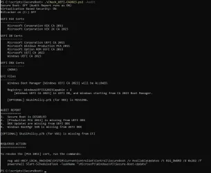 Output of Check after Update in Setup Mode.webp