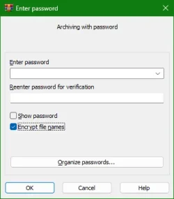 WinRAR - Encrypt File Names.webp