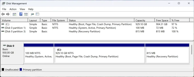 Windows 11 25H2 MBR disk.webp