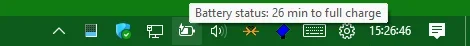 Battery - 26 mins left to charge - Len16.webp