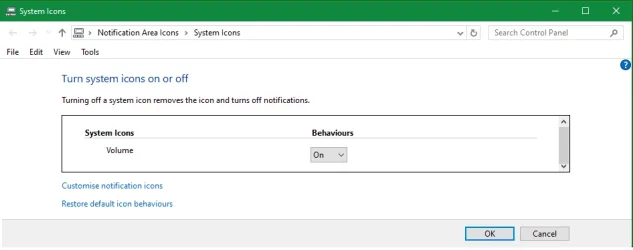 Adjust Turn system icons on or off.webp