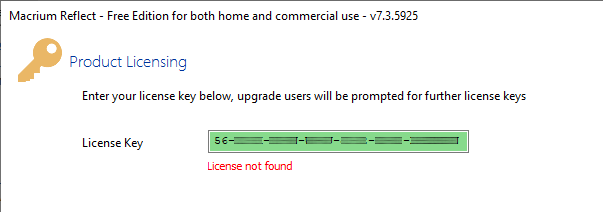 Upgraded V7 key no longer valid.png
