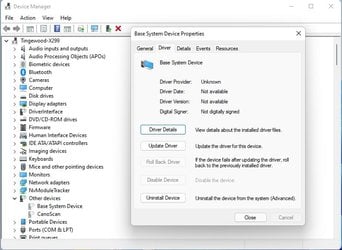 Thunderbolt Issue - Device Properties - Driver - Screenshot.jpg