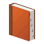 A regular red dictionary book in low-quality.