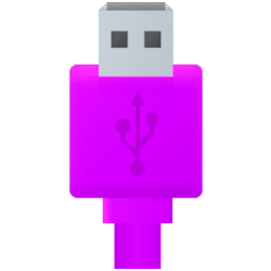 USB cable (Purple)