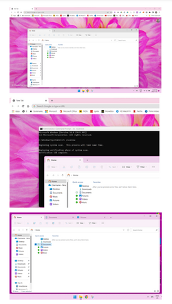 File Explorer title bars and accent colour from the Taskbar_need to start sfc scannow at every...png
