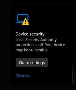 LSAP turned off warning.png LSAP turned off warning.png