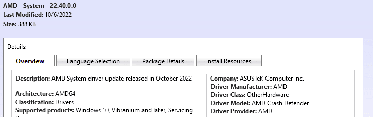 AMD System 20.50.0.0 Any way to uninstall it Windows 11 Forum