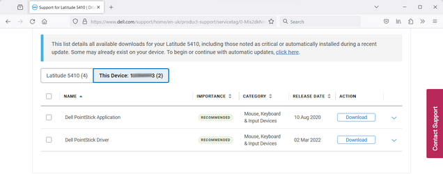 Dell support touchpad drivers.png