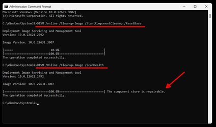 DISM The Component Store Is Repairable on Windows 1110?