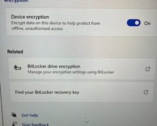 New laptop has bitlocker - where is recovery key | Windows 11 Forum