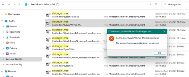 7. Search C for diskmgmt.msc yields 8 nogo .png