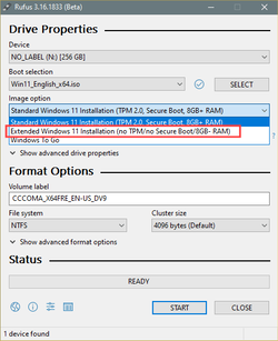 Create bootable Windows 11 ISO without TPM, Secure Boot and RAM  requirements.