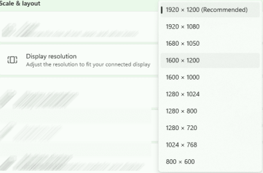 Settings, System, Display, Resolution - Win11.png