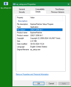 Latest version, Properties, Details.png