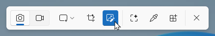 Snipping Tool Capture Toolbar with the cursor hovering over the new Quick markup tool. Snipping Tool Capture Toolbar with the cursor hovering over the new Quick markup tool.